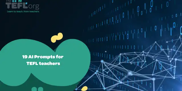 19 AI prompts for TEFL teachers
