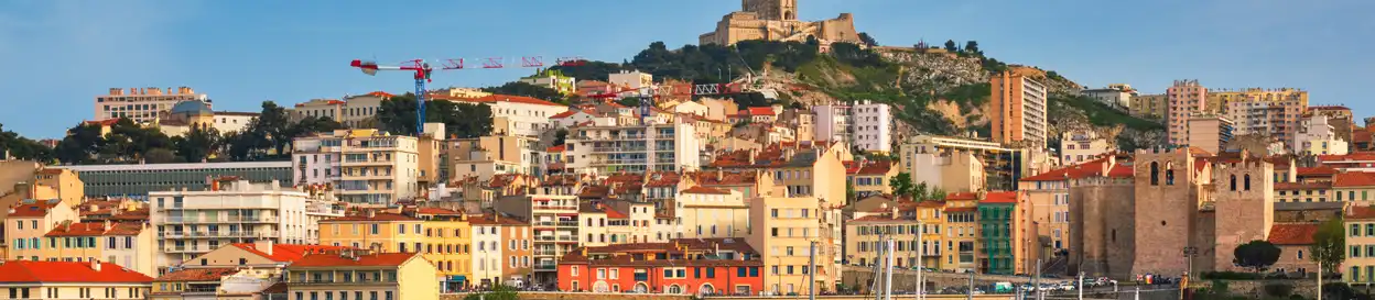 The Marseille skyline