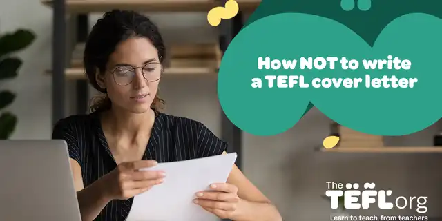 How not to write a TEFL cover letter