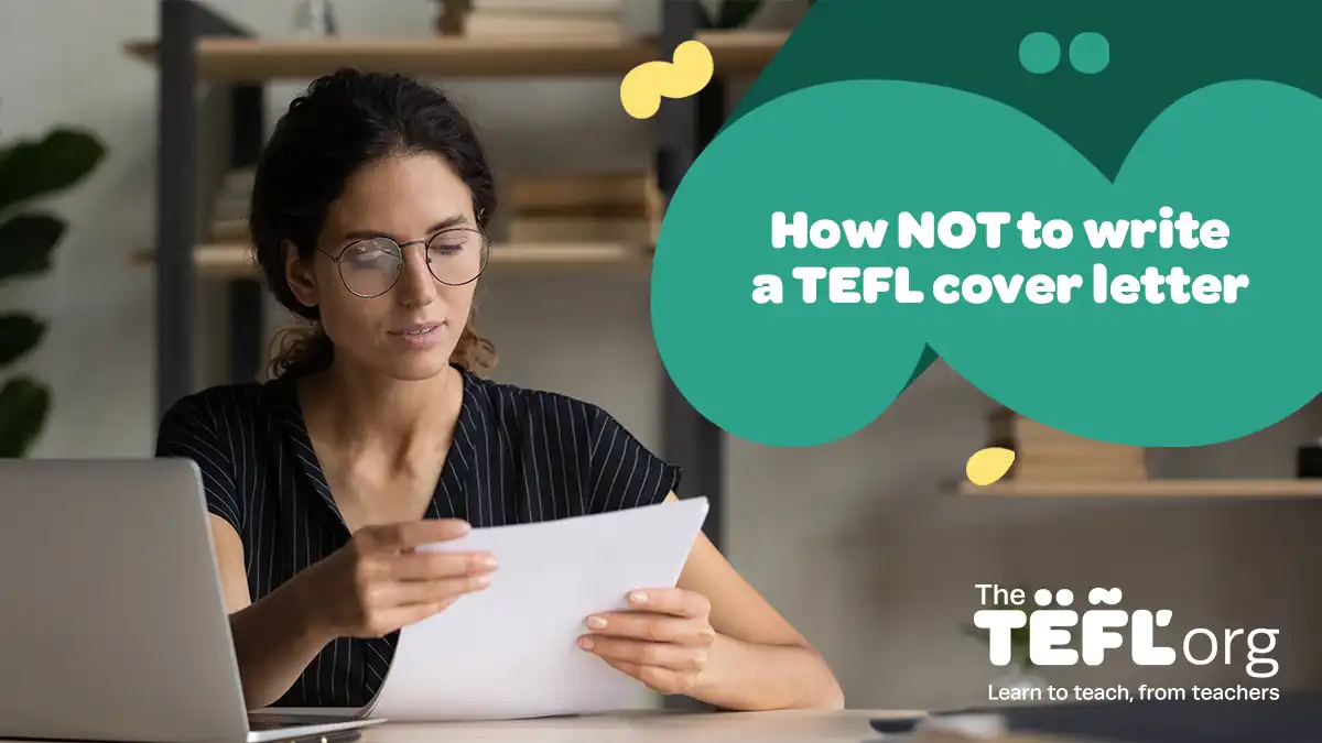 How not to write a TEFL cover letter