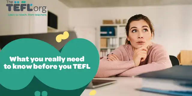 What you really need to know before you TEFL